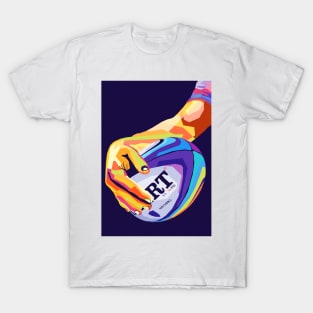 Rugby Union Wpap Pop Art T-Shirt